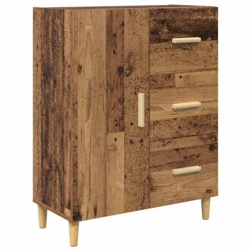 Kuhinjski ormarić Staro drvo 69,5 x 32,5 x 180 cm Konstruirano drvo - Staro drvo 1 vrata 3 ladice Cijena
