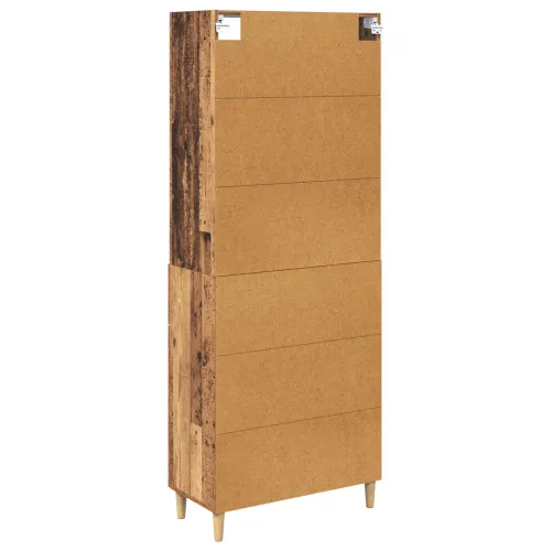 Kuhinjski ormarić Staro drvo 69,5 x 32,5 x 180 cm Konstruirano drvo - Staro drvo 2 vrata 2 ladice Cijena