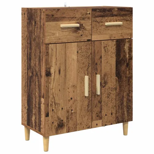 Kuhinjski ormarić Staro drvo 69,5 x 32,5 x 180 cm Konstruirano drvo - Staro drvo 2 vrata 2 ladice Cijena