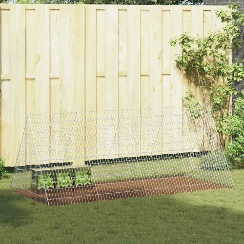 Kavez za zečeve Srebrna 215 x 100 x 85 cm Pocinčani čelik - 215 cm Cijena