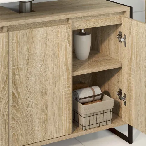 Kupaonski ormar Sonoma 90 x 30 x 60 cm Konstruirano drvo - sonoma hrast 90 x 30 x 60 cm Cijena