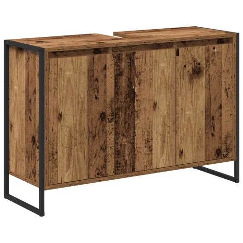 Kupaonski ormar Staro drvo 90 x 30 x 60 cm Konstruirano drvo - Staro drvo 90 x 30 x 60 cm Cijena