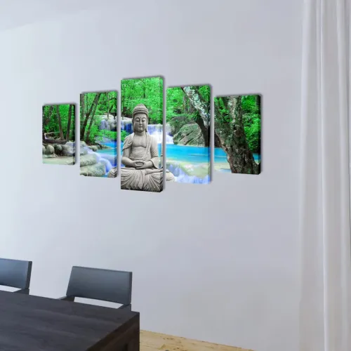 Zidne Slike na Platnu s Printom Buddha 200 x 100 cm - 200 x 100 cm 1 Buda 200 x 100 cm Cijena