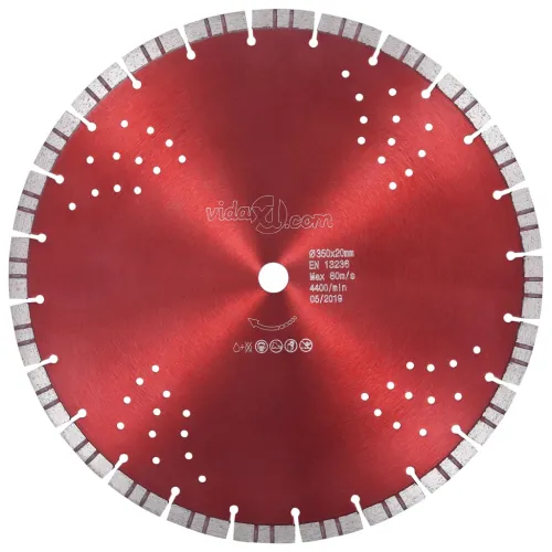 Dijamantni disk za rezanje s turbo segmentima i rupama 350 mm - 350 mm/20 mm Cijena