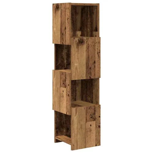 Kutni ormarić 25,5x25x102cm Konstruirano drvo Staro drvo - Staro drvo 25x25,5x102cm Cijena