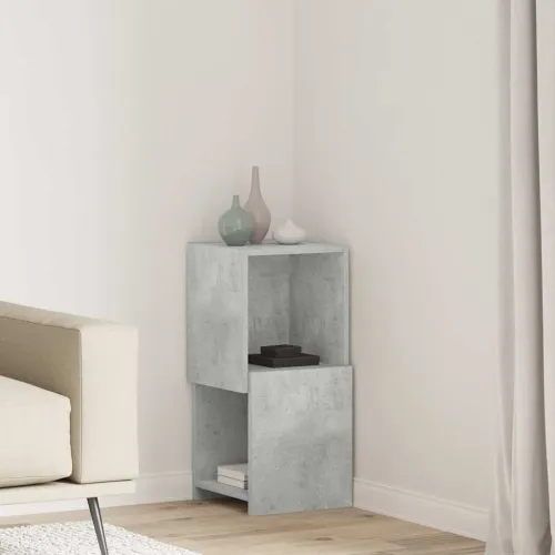 Kutni ormarić 30,5x30x65cm Konstruirano drvo Betonski sivi - Beton siva 30x30,5x65cm Cijena