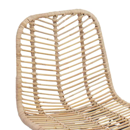 Barski stolac 2 kom. Prirodna 44 x 53 x 111 cm Ratan i čelik - 44,5 x 53 x 111 cm Prirodna Cijena