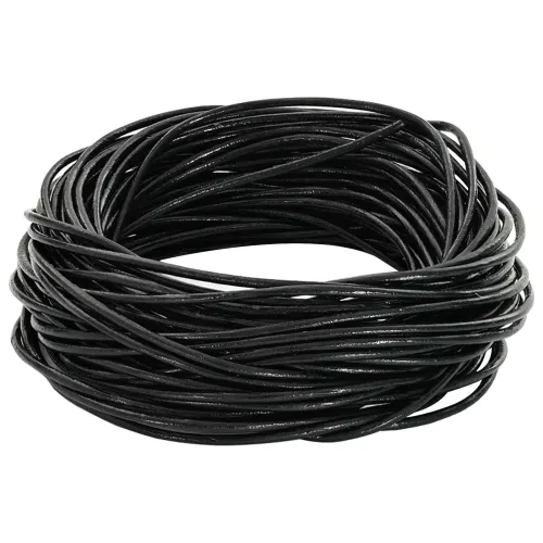 Kožni konop 1 Crna Ø2 mm x 10 m Koža - Crna 2 mm 10 m Cijena
