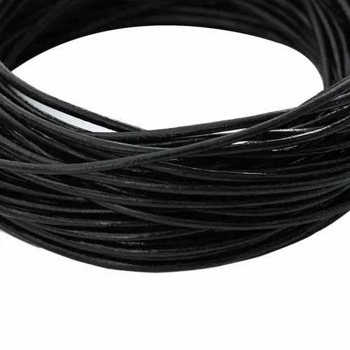 Kožni konop 1 Crna Ø2 mm x 50 m Koža - Crna 2 mm 50 m Cijena