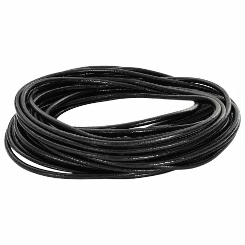 Kožni konop 1 Crna Ø3 mm x 5 m Koža - Crna 3 mm 5 m Cijena