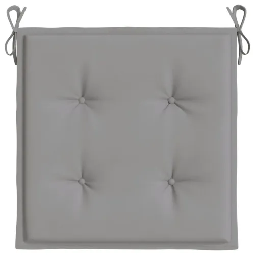 Jastuci za vrtne stolice 2 kom sivi 50 x 50 x 3 cm od tkanine - Siva 50 x 50 x 3 cm 2 Cijena
