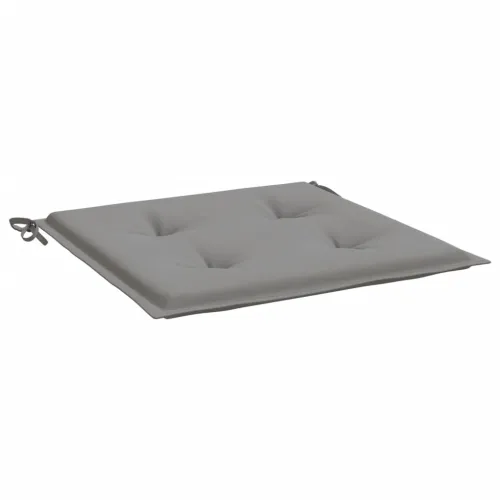 Jastuci za vrtne stolice 2 kom sivi 50 x 50 x 3 cm od tkanine - Siva 50 x 50 x 3 cm 2 Cijena