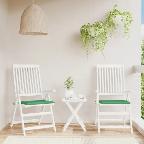 Jastuci za vrtne stolice 2 kom zeleni 50x50x3 cm tkanina Oxford - Zelena 50 x 50 x 3 cm 2 Cijena