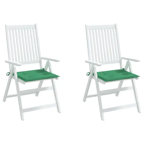 Jastuci za vrtne stolice 2 kom zeleni 50x50x3 cm tkanina Oxford - Zelena 50 x 50 x 3 cm 2 Cijena