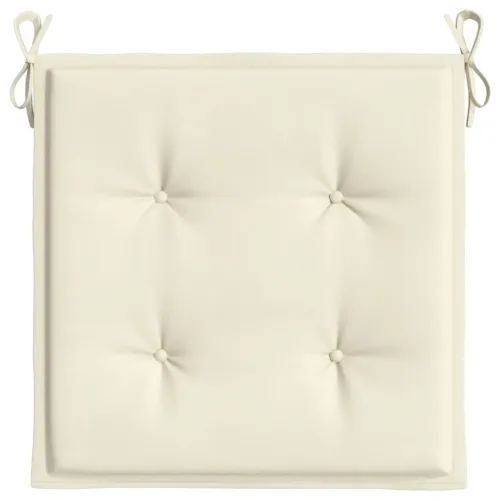 Jastuci za vrtne stolice 2 kom krem 50x50x3 cm tkanina Oxford - Krem 50 x 50 x 3 cm 2 Cijena