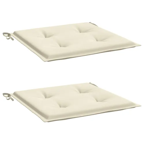 Jastuci za vrtne stolice 2 kom krem 50x50x3 cm tkanina Oxford - Krem 50 x 50 x 3 cm 2 Cijena
