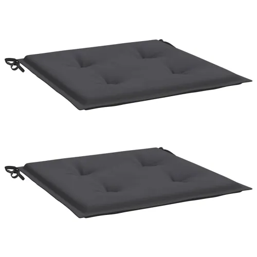 Jastuci za vrtne stolice 2 kom antracit 50x50x3 cm od tkanine - Antracit 50 x 50 x 3 cm 2 Cijena