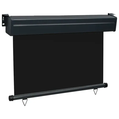 Balkonska bočna tenda 105 x 250 cm crna - Crna 105 x 250 cm Cijena