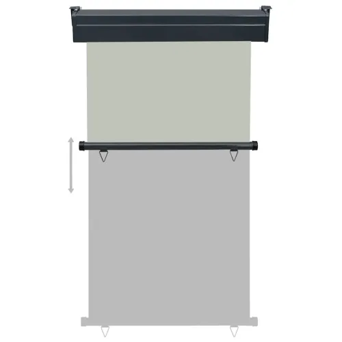 Balkonska bočna tenda 105 x 250 cm siva - Siva 105 x 250 cm Cijena