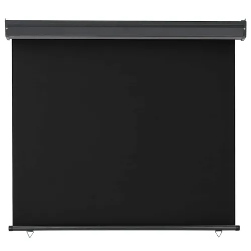 Balkonska bočna tenda 125 x 250 cm crna - Crna 125 x 250 cm Cijena