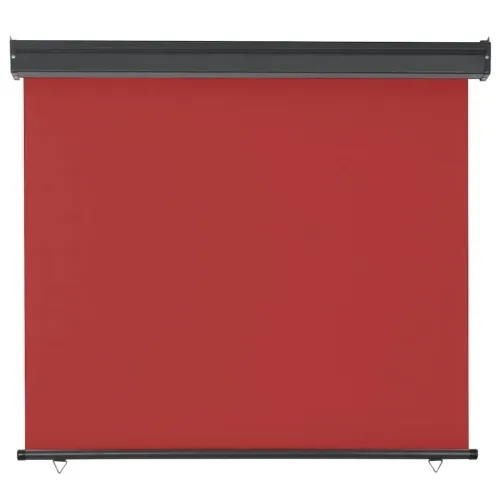 Balkonska bočna tenda 125 x 250 cm crvena - Crvena 125 x 250 cm Cijena