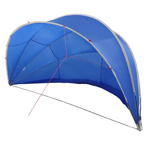 Kupališni šator 546 x 516 x 250 cm 185T poliester s PU premazom - 546 x 516 x 250 cm azurnoplava 185T poliester s PU premazom Cijena