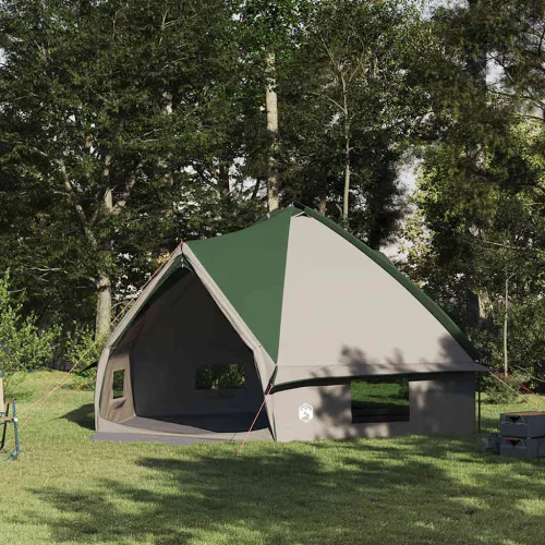 Teepee šator za 10 osoba 10-osobni Zelena i bijela - 10-osobni Zelena Cijena