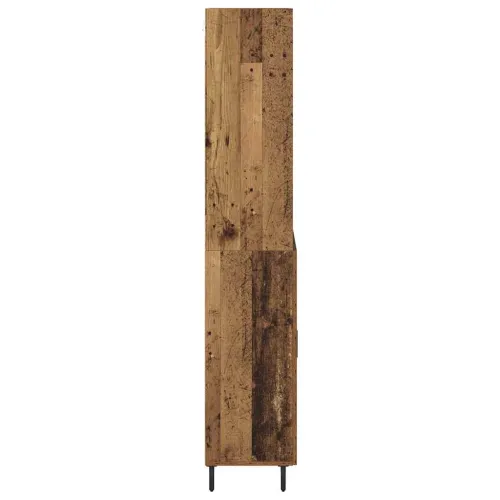 Kuhinjski ormarić 2 kom. Staro drvo 69,5 x 32,5 x 180 cm - Staro drvo 2 staklena vrata Cijena