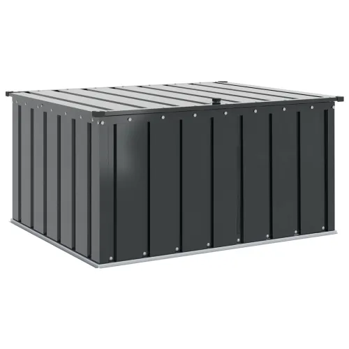 Kutija za spremanje u vrtu Crna 101 x 82 x 50 cm Čelik - Antracit 101 x 82 x 50 cm Cijena