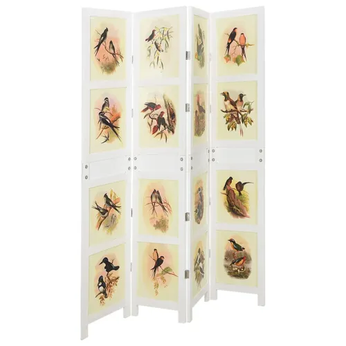 Romdivider Panel Bijelo 141,5 x 165 cm MDF - 141,5 x 165 cm Cijena