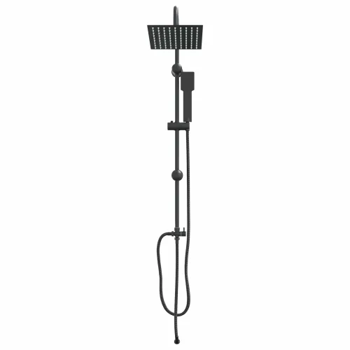 Sustav tuša Crna 47 x 20 x 95 cm Nehrđajući čelik - Crna Četvrtasto Cijena