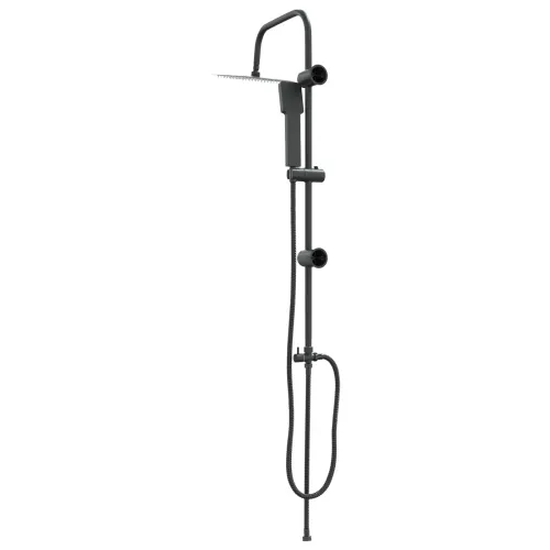 Sustav tuša Crna 47 x 20 x 95 cm Nehrđajući čelik - Crna Četvrtasto Cijena
