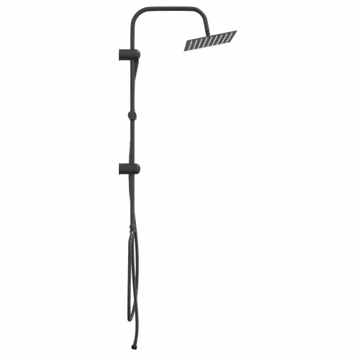Sustav tuša Crna 47 x 20 x 95 cm Nehrđajući čelik - Crna Četvrtasto Cijena