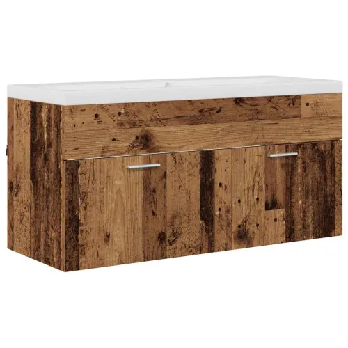 Kupaonski ormar Staro drvo 100 x 38,5 x 46 cm Konstruirano drvo - Staro drvo 100 x 38,5 x 46 cm bez slavine Cijena