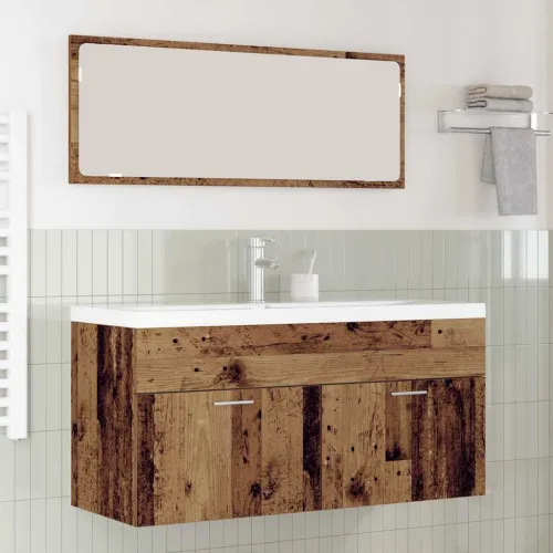 Kupaonski ormar Staro drvo 100 x 38,5 x 46 cm Konstruirano drvo - Staro drvo 100 x 38,5 x 46 cm bez slavine Cijena