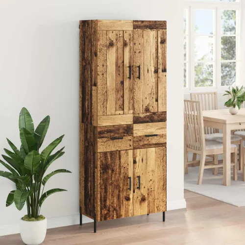 Kuhinjski ormarić 2 kom. Staro drvo 69,5 x 34 x 180 cm - Staro drvo 2 vrata 2 ladice Cijena