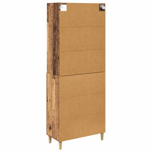 Kuhinjski ormarić Staro drvo 69,5 x 32,5 x 180 cm Konstruirano drvo - Staro drvo 3 ladice Cijena