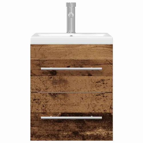 Kupaonski ormarić za sudoper Zidne Staro drvo 41 x 38,5 x 48 cm - Staro drvo 41 x 38,5 x 48 cm Sa slavinom Cijena