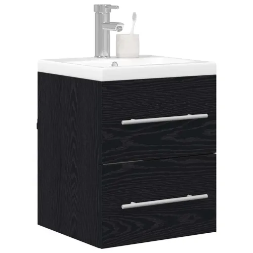 Kupaonski ormarić za sudoper Zidne Crni hrast 41 x 38,5 x 48 cm - Crni hrast 41 x 38,5 x 48 cm Sa slavinom Cijena