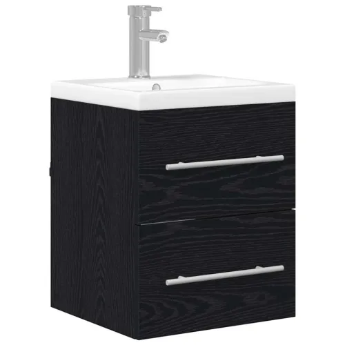 Kupaonski ormarić za sudoper Zidne Crni hrast 41 x 38,5 x 48 cm - Crni hrast 41 x 38,5 x 48 cm Sa slavinom Cijena
