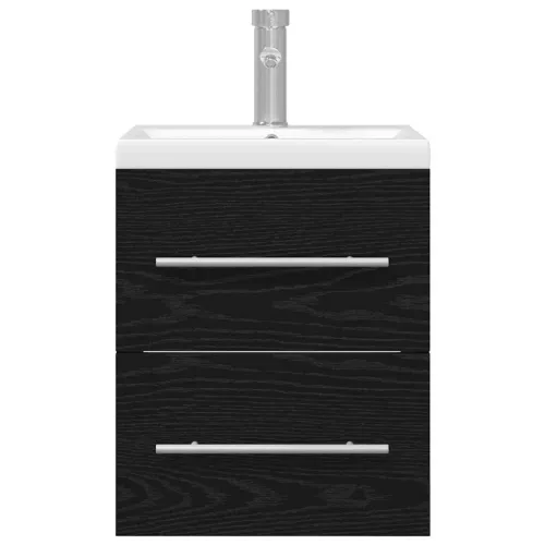 Kupaonski ormarić za sudoper Zidne Crni hrast 41 x 38,5 x 48 cm - Crni hrast 41 x 38,5 x 48 cm Sa slavinom Cijena