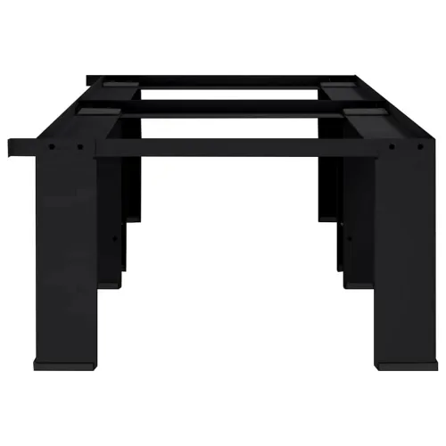 Pedestal za perilicu rublja 2 kom. Crna 127 x 54,5 x 32,5 cm - Osnovno (dvostruki postamenti) Crna Cijena