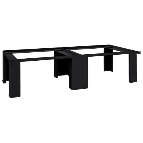 Pedestal za perilicu rublja 2 kom. Crna 127 x 54,5 x 32,5 cm - Osnovno (dvostruki postamenti) Crna Cijena