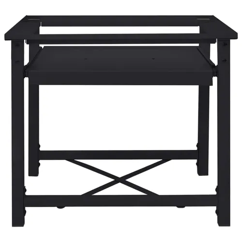 Pedestal za perilicu rublja Crna 60 x 56 x 52 cm Čelik - s visokim policama (jedan postolje) Crna Cijena