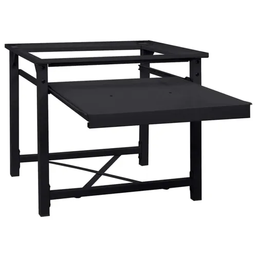Pedestal za perilicu rublja Crna 60 x 56 x 52 cm Čelik - s visokim policama (jedan postolje) Crna Cijena