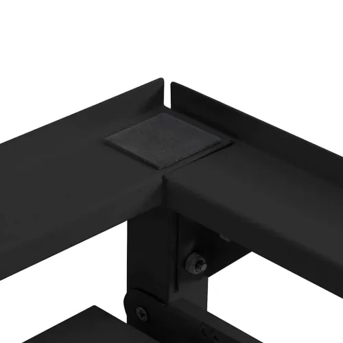 Pedestal za perilicu rublja 2 kom. Crna 120 x 56 x 52 cm Čelik - s visokim policom (dupli postamenti) Crna Cijena
