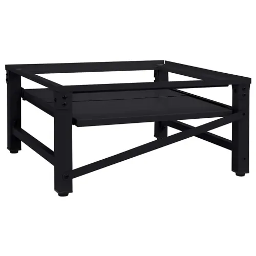 Pedestal za perilicu rublja Crna 62 x 60,5 x 32,5 cm Čelik - s niskom policom (jedan postolje) Crna Cijena