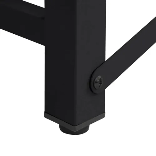 Pedestal za perilicu rublja 2 kom. Crna 124,5 x 61,5 x 32,5 cm - s niskom policom (dvije pedestale) Crna Cijena