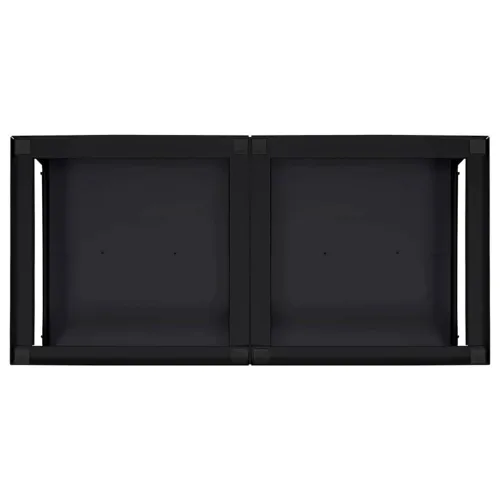 Pedestal za perilicu rublja 2 kom. Crna 124,5 x 61,5 x 32,5 cm - s niskom policom (dvije pedestale) Crna Cijena