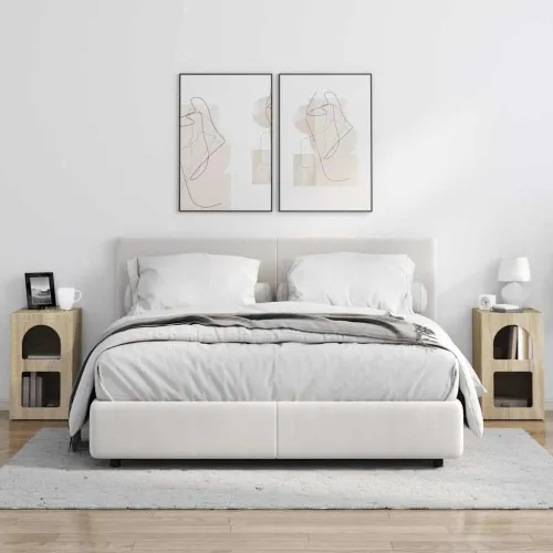 Noćni ormarić ELST 2 kom. Sonoma hrast 29,5 x 33,5 x 50 cm - sonoma hrast 2 Cijena